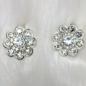 Jewelry - Crystal Flower Earrings Jewelry - Crystal Flower Earrings